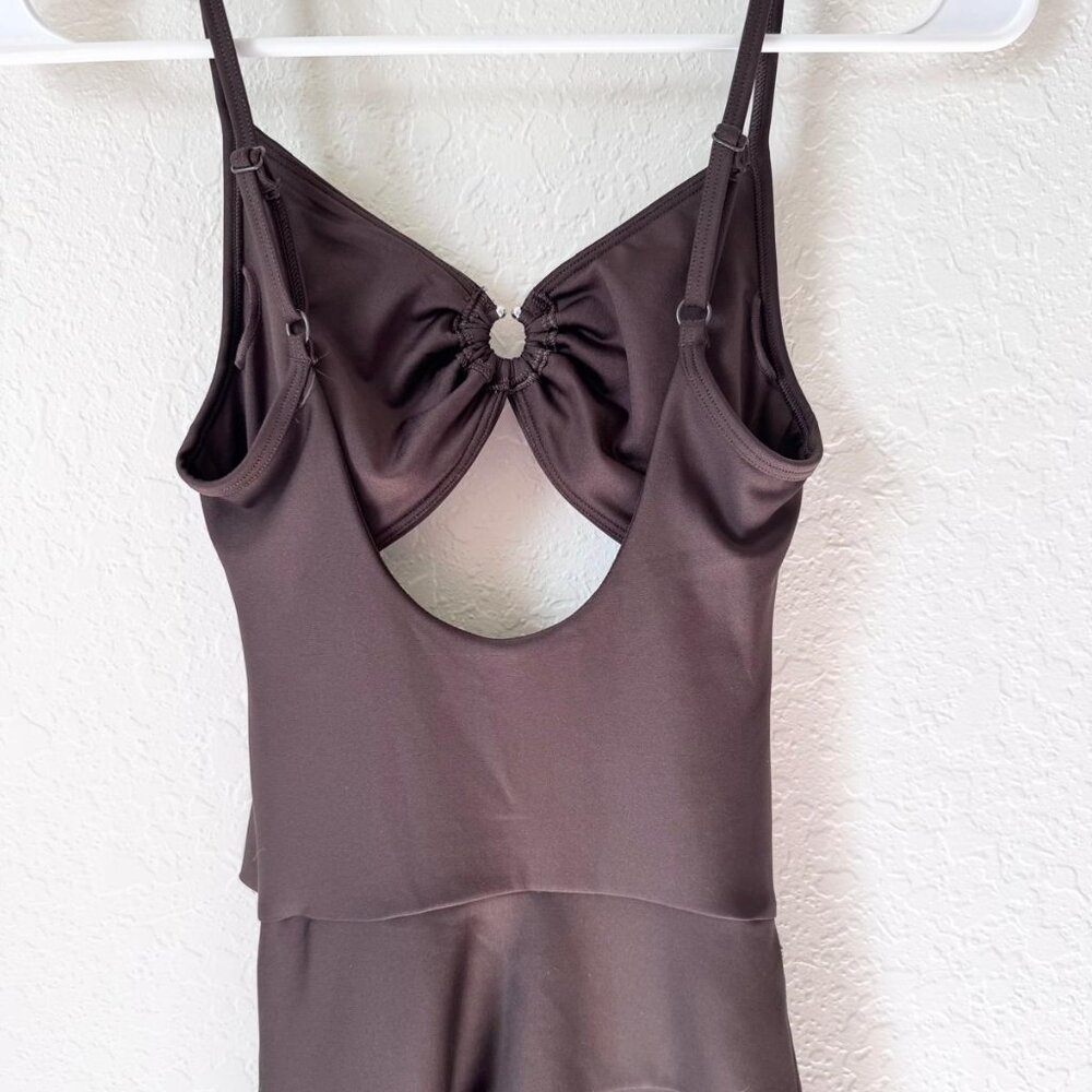 Alo Yoga Espresso Brown Airlift A-List Onesie - Picture 9 of 11